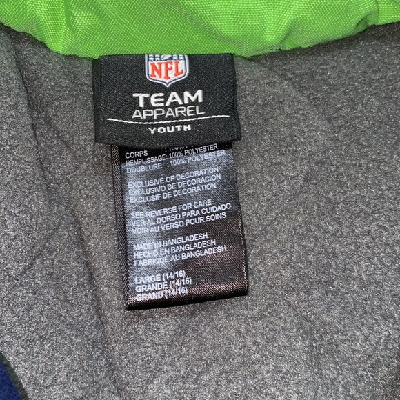 NFL Seattle Seahawks Winter Coat | Size Youth Large - Picture 13 of 13